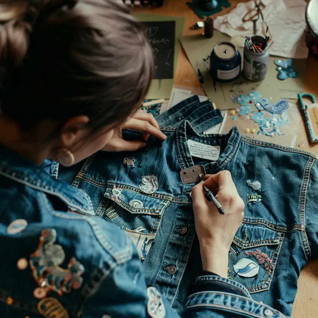 DIY: Personaliseer je denim blouse